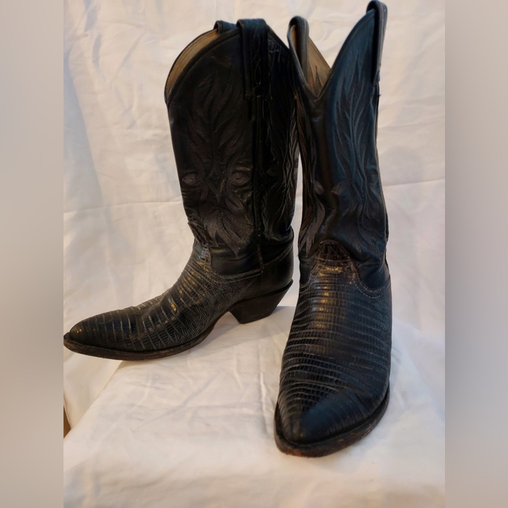 Tony Lama, Black lizard, 1980’s classic, barely used